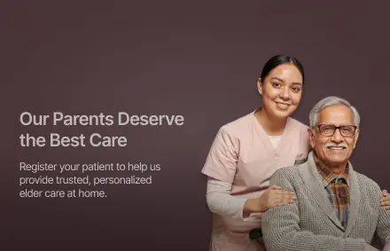 Caregiver with elder